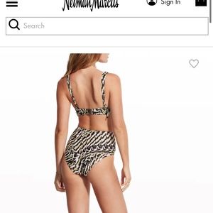 Seafolly V neck Crop Top